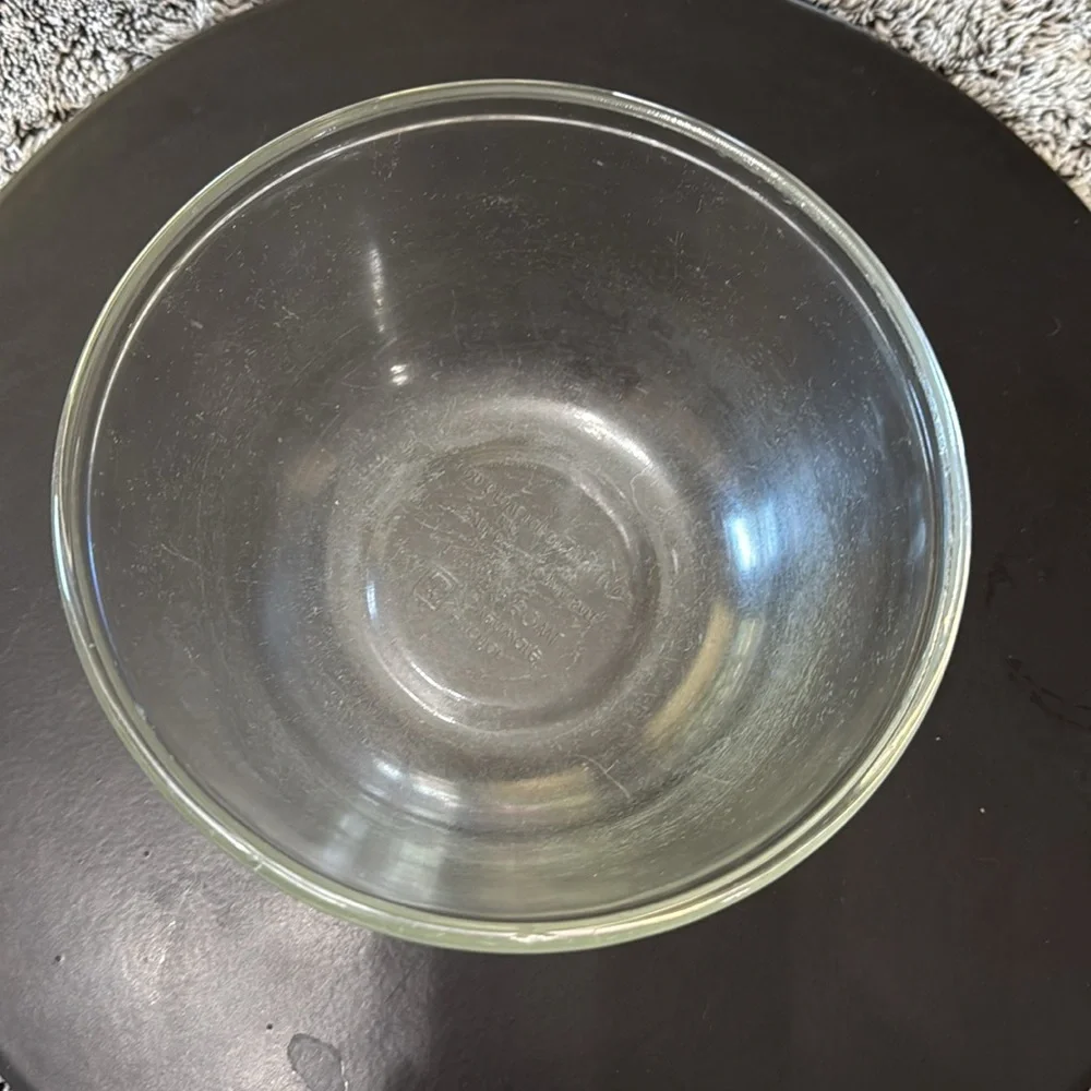 Anchor Hocking 1.5 Quart 1057 Clear Glass Mixing Bowl 7” Oven Microwave‎ Safe